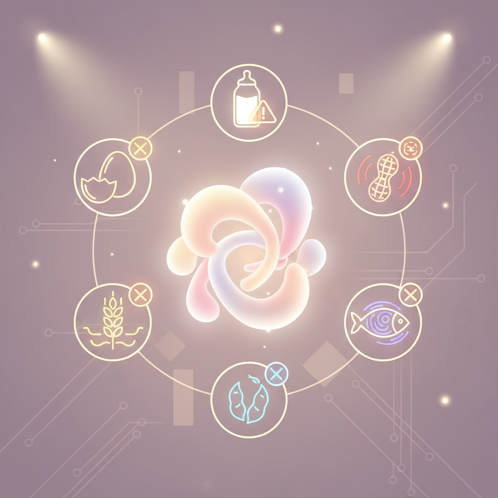 A baby happily eating a spoon of pureed vegetables