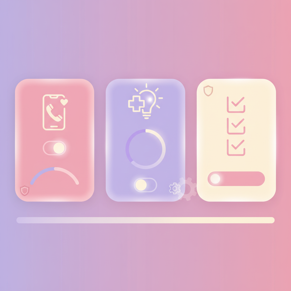 A parent looking anxious while holding a baby, in a dimly lit emergency room