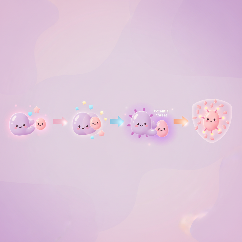 아기 피부에 붉은 반점이나 두드러기가 올라온 모습