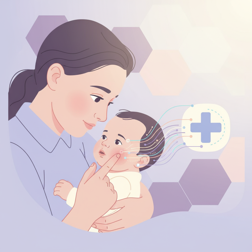 A step-by-step infographic showing a baby progressing from pureed food to finger food, demonstrating safe food introduction