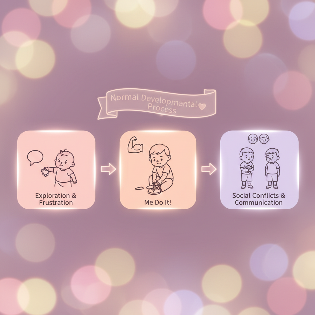 A frustrated parent looking at a crying toddler in a supermarket aisle