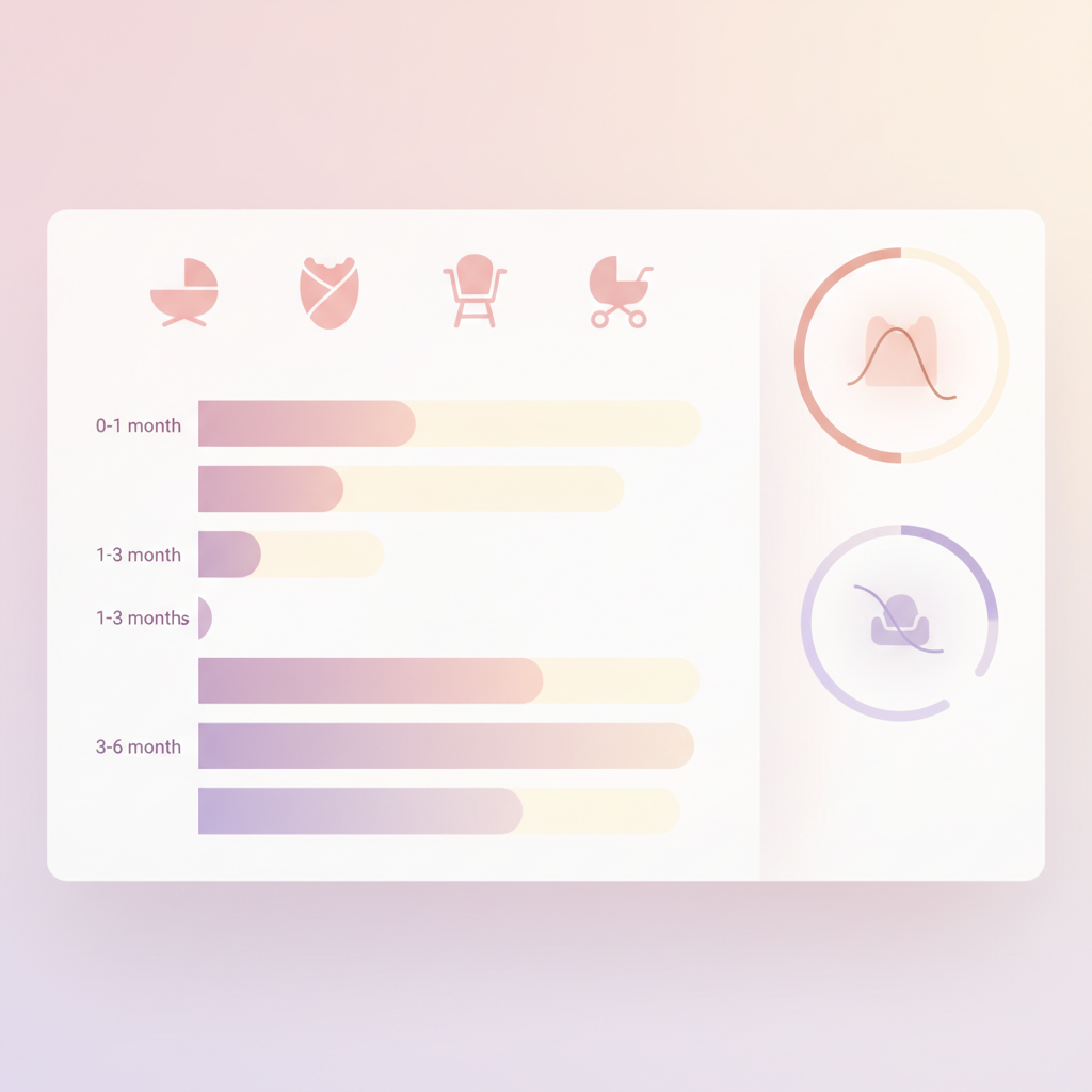 A minimalist baby nursery with only essential items, bathed in soft light