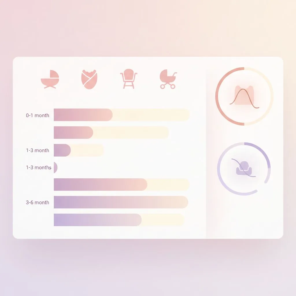 A minimalist baby nursery with only essential items, bathed in soft light