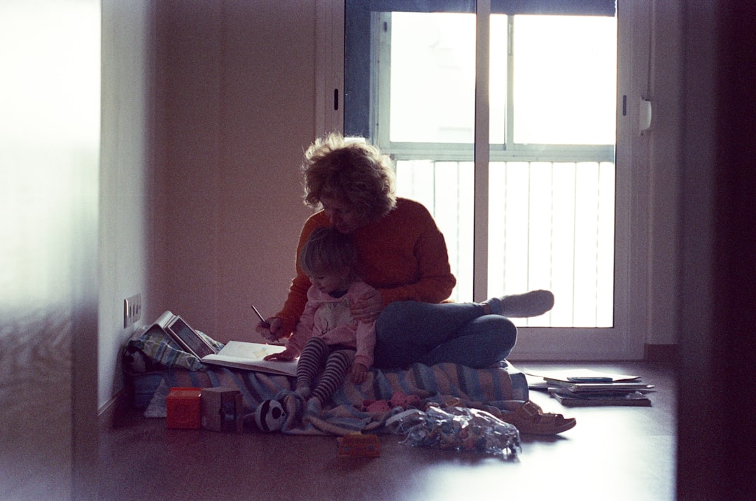 어머니 어린이집 등원 작별 인사