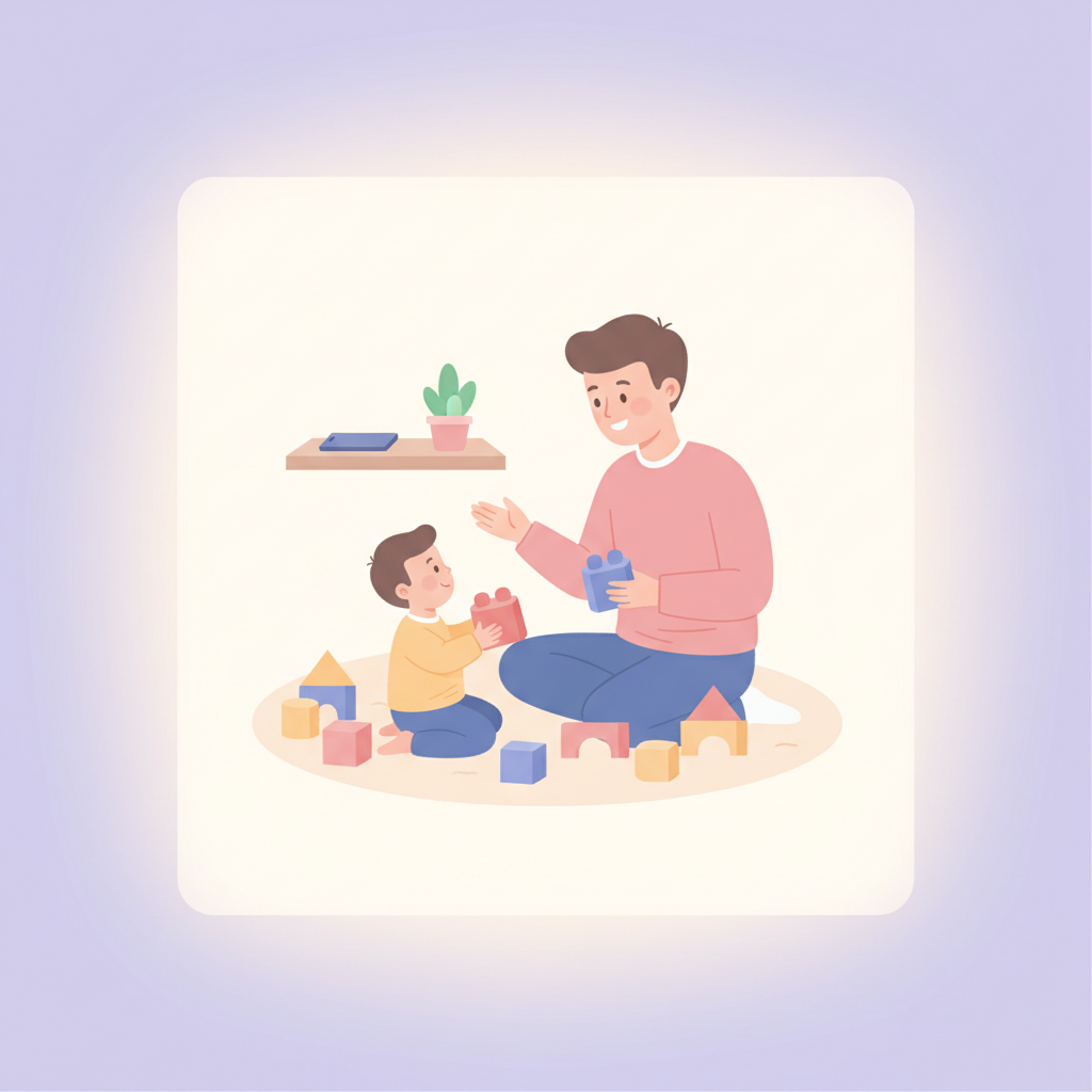 An infographic illustrating age-appropriate screen time recommendations for infants, toddlers, and preschoolers, with icons representing different types of media and activities.