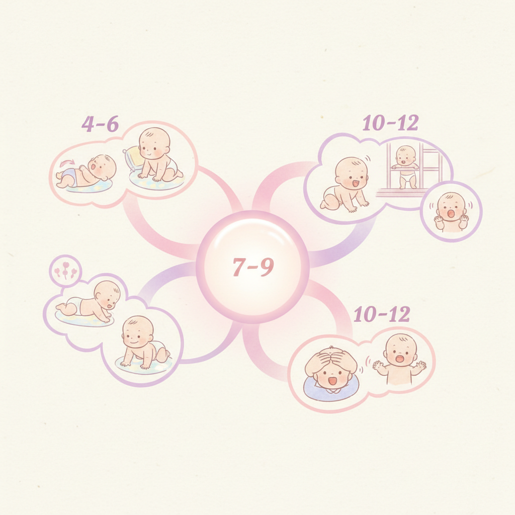 A parent gently holding their baby's feet, symbolizing comfort and connection, with a soft, warm light