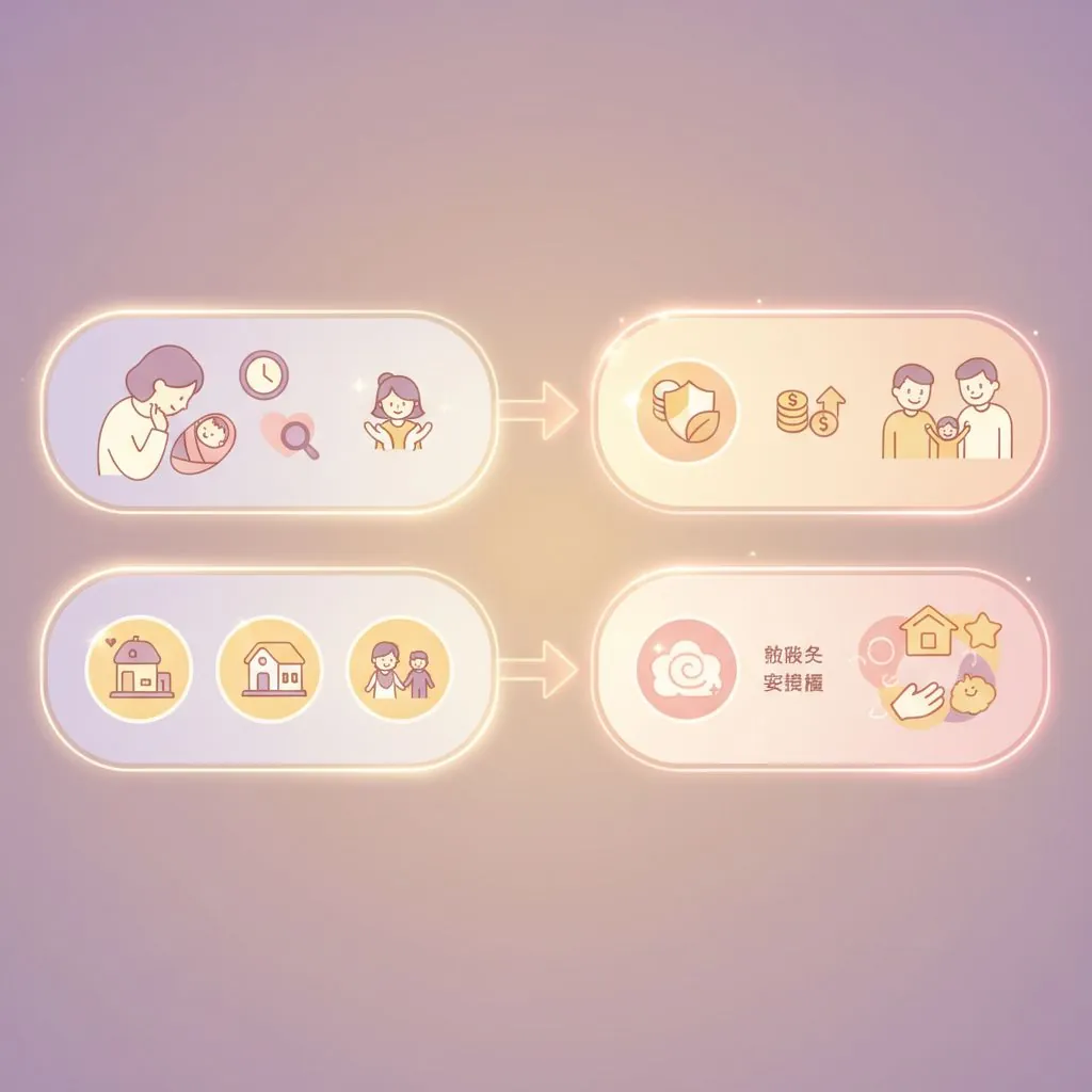 A supportive family embracing, showing care and connection