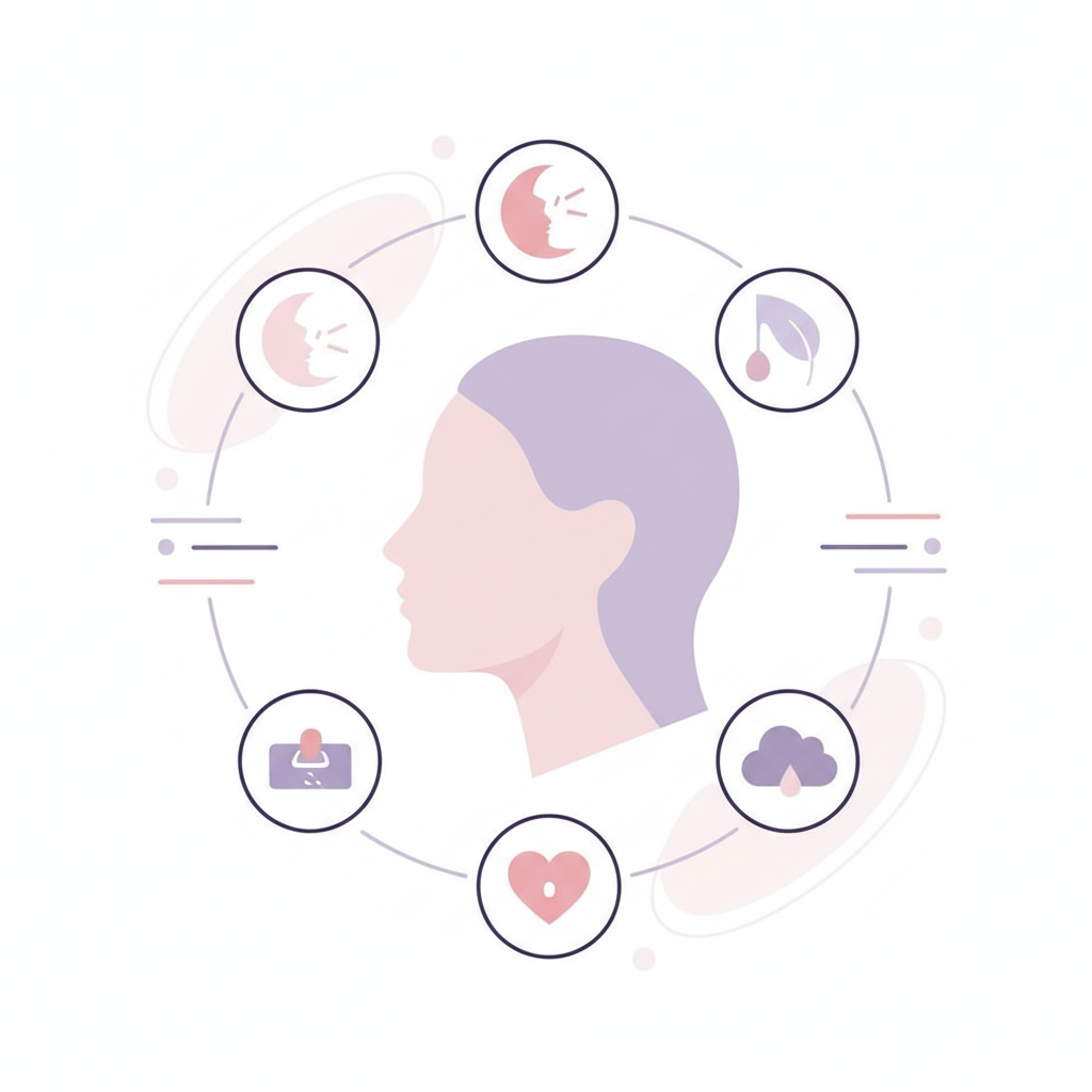 A balanced postpartum meal on a tray with fresh fruits, vegetables, and a warm drink.